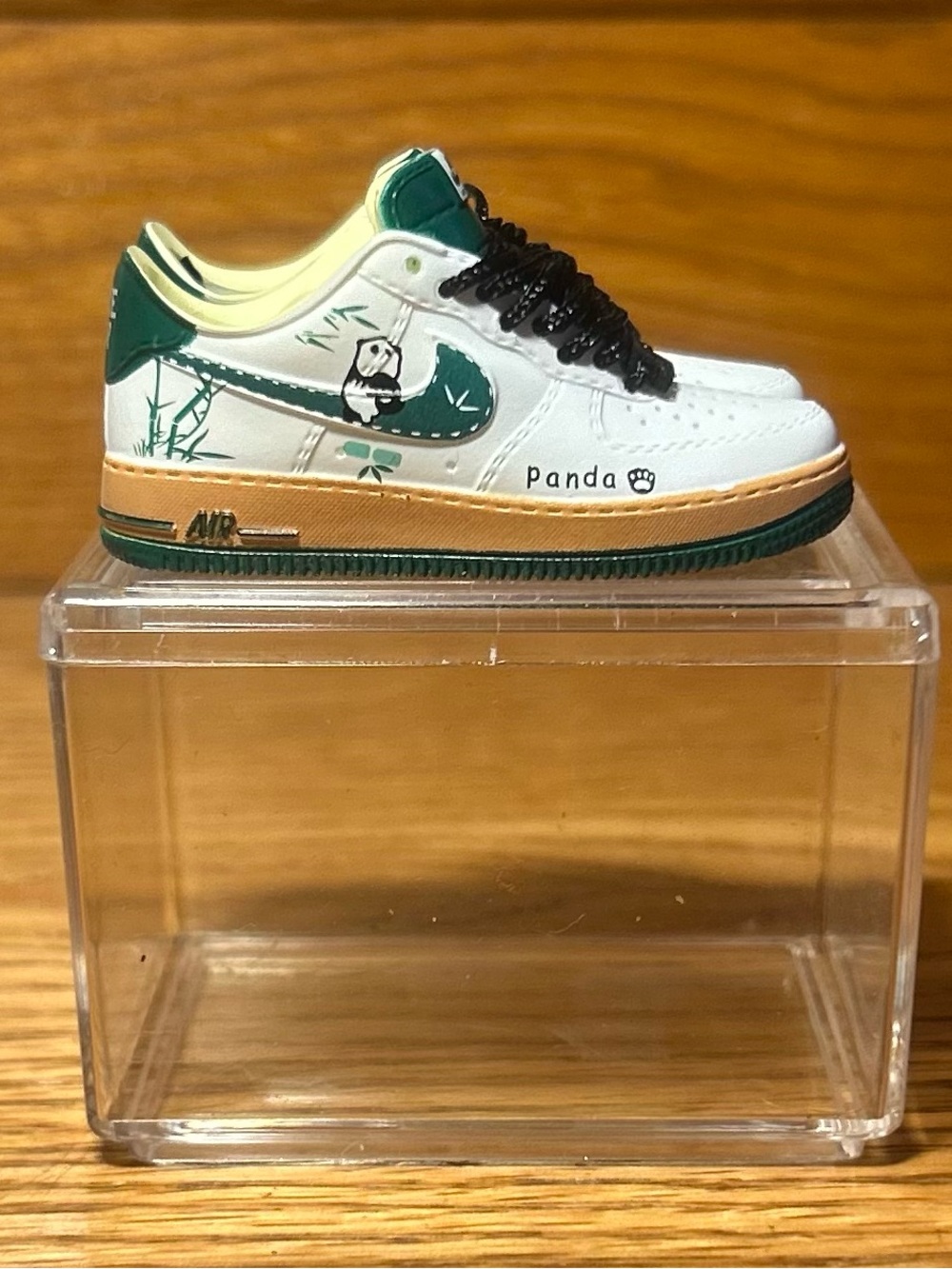MINI White and Green Panda Collectables